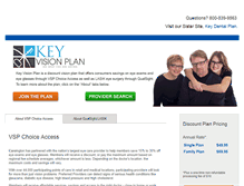 Tablet Screenshot of keyvisionplan.com